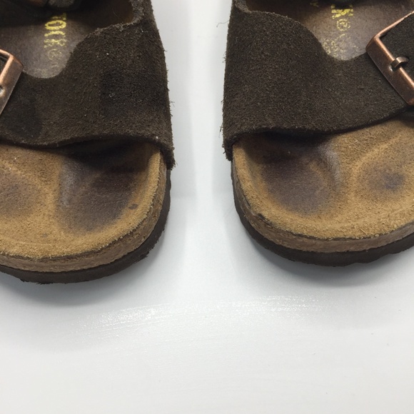 Birkenstock Arizona Double Strap Suede Sandals - Picture 7 of 7